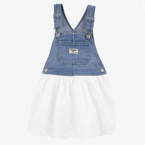 OSHKOSH B’GOSH | Blue Denis and White Dress.